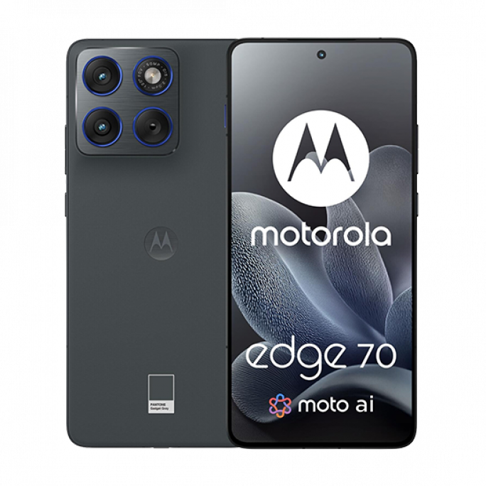 Motorola XT2601-2 Moto Edge 70 5G 12GB RAM 512GB - Gadget Gray, Afbeelding 1