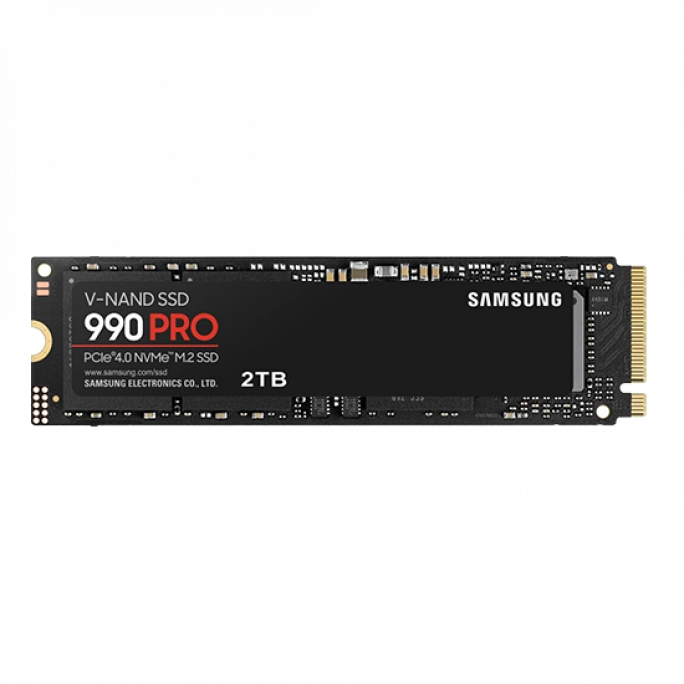 SSD Samsung 990 PRO MZ-V9P2T0BW - encrypted - 2 TB - internal - M.2 2280 - PCIe 4.0 x4 (NVMe), Image 1
