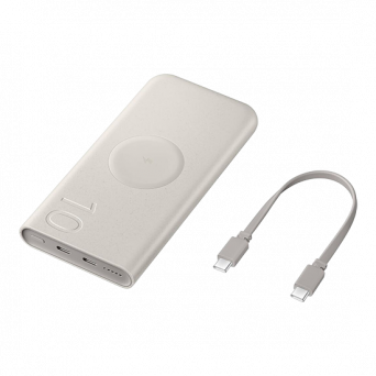 Samsung Inductive Powerbank EB-U2510 10.000mAh 25W - Beige, Image 1