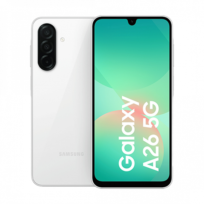Samsung Galaxy A26 5G A266 Dual Sim 6GB RAM 128GB - White, Image 1