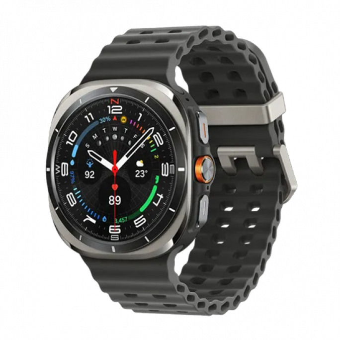 Watch Samsung Galaxy Watch Ultra L705 (2025) 47mm LTE Region West - Titanium Silver, Image 1