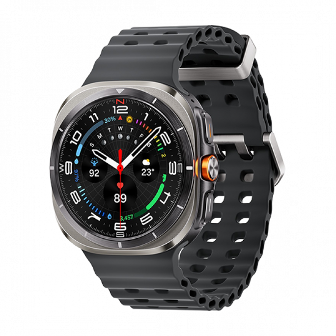 Watch Samsung Galaxy Watch Ultra L705 (2025) 47mm LTE Region West - Titanium Silver, Image 1