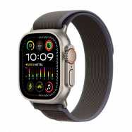 Watch Apple Watch Ultra 2 (2023) LTE 49mm Natural Titanium Case with Trail Loop S/M - Blue/Black
