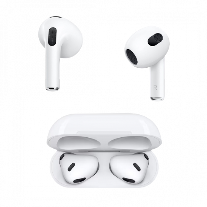 Apple AirPods 3rd Gen. with MagSafe Charging Case - White, Afbeelding 1