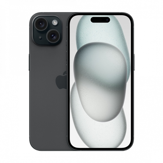 Apple iPhone 15 128GB - Black, Image 1