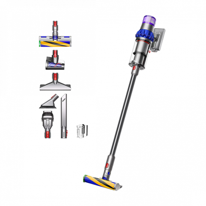 Dyson Vacuum Cleaner V15 Detect Fluffy - Blue/Nickel, Image 1