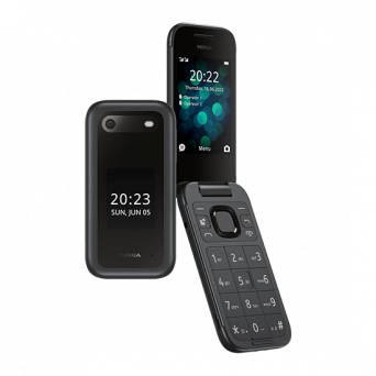 Nokia 2660 Flip Dual Sim 4GB - Black, Image 1