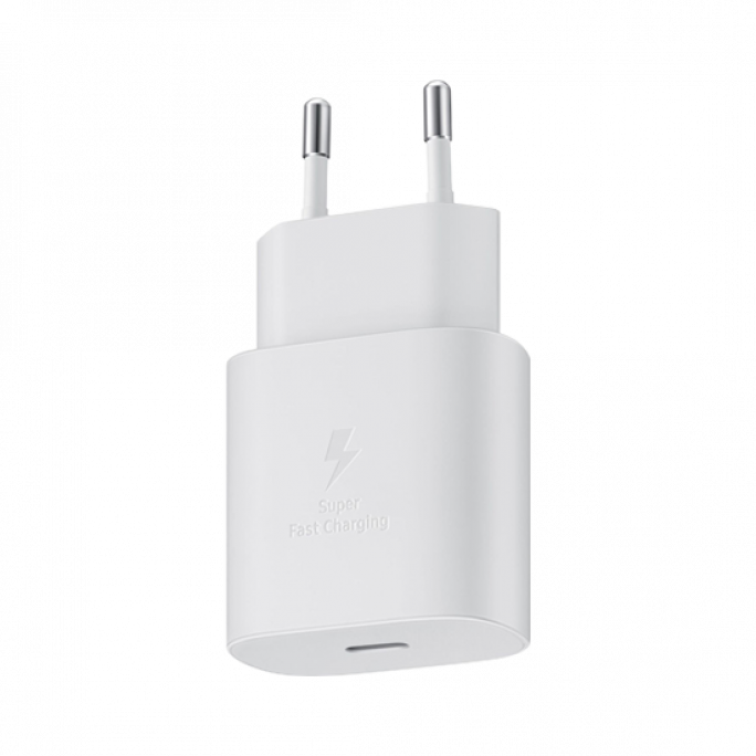 Samsung 25W USB-C Fast Adapter EP-TA800 Bulk - White, Image 1