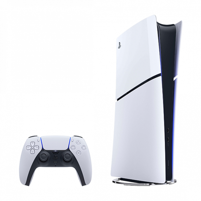 Sony PlayStation 5 Slim Digital Edition 1TB - White, Image 1