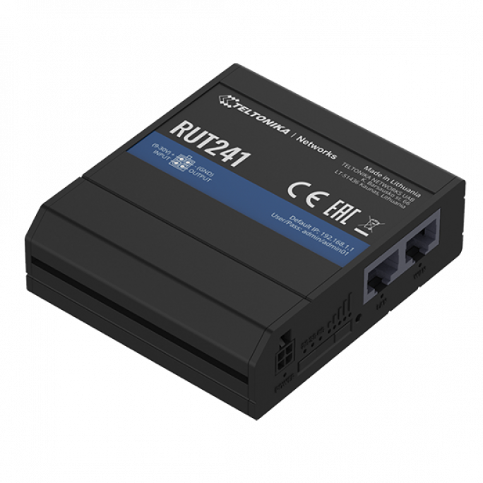 Teltonika RUT241 LTE Cat 4 Router, Image 1