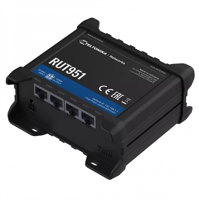 Teltonika RUT951 LTE Cat 4 Router, Afbeelding 1