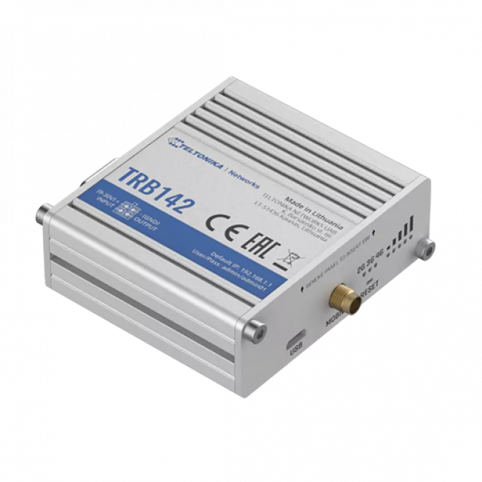 Teltonika TRB142 LTE Cat 4 Ethernet Gateway, Image 1