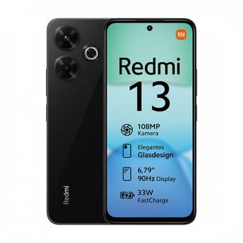 Xiaomi Redmi 13 4G Dual Sim 8GB RAM 256GB - Black, Image 1