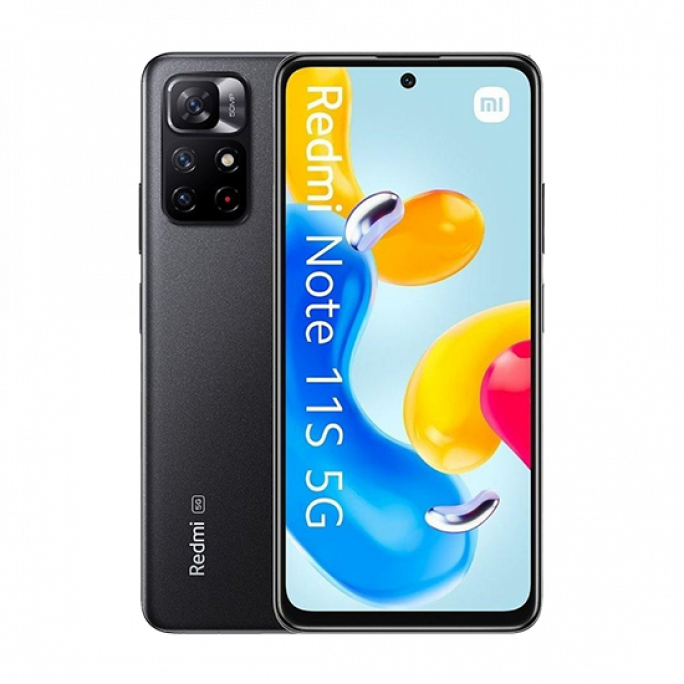 Xiaomi Redmi Note 11s 5G Dual Sim 4GB RAM 128GB - Midnight Black, Image 1